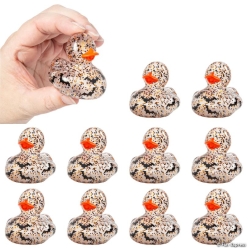 Halloween Glitter & Bat Infused Rubber Ducks-10Pk